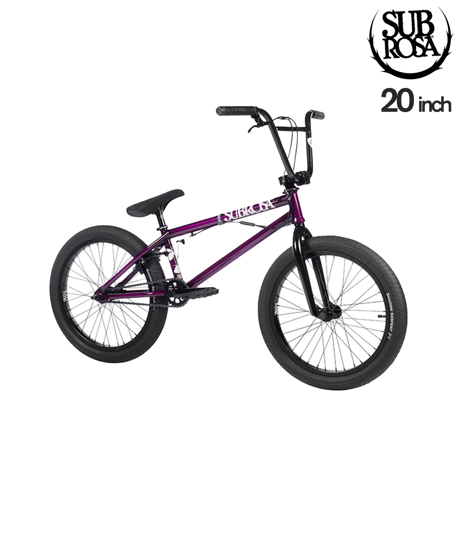 SUBROSA サブローザ バイク 自転車 BMX 20inch WINGS PARK ムラサキ