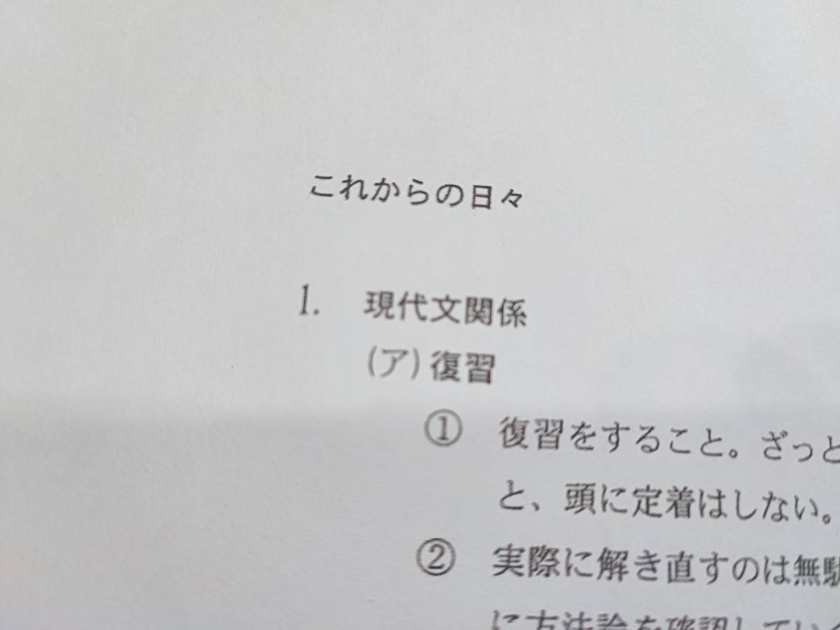鉄緑会 東大現代文対策まとめ冊子 恩田・矢野先生 河合塾 駿台 鉄緑会