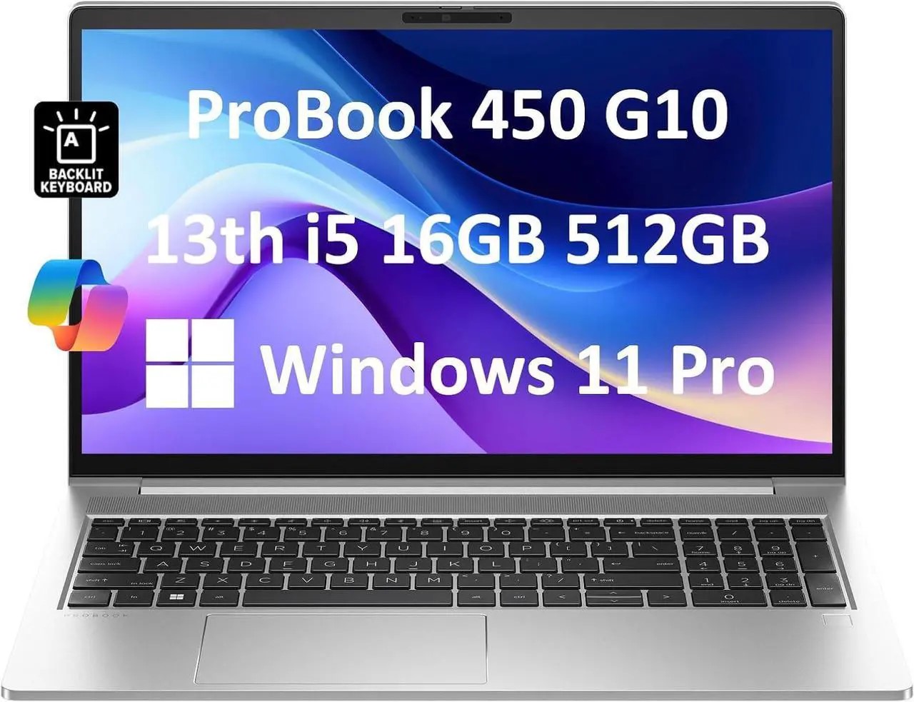 HP ProBook 450 G10 Business Laptop (15.6