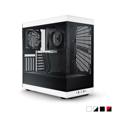Y40 - ATX PC Cases with PCIe 4.0 Riser - Panda | HYTE