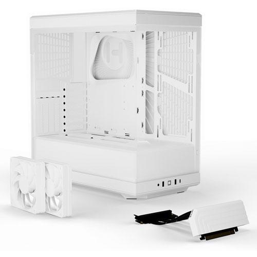 PCケース HYTE Y40 Snow White [ATX ピラーレス式パノラマガラス搭載
