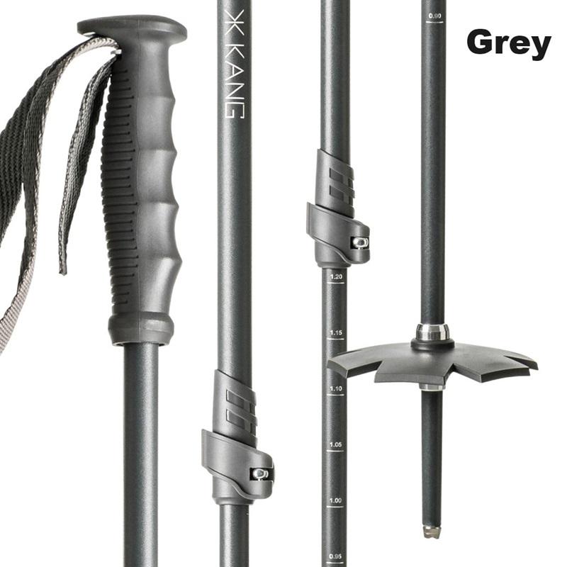 KANG カング TELESCOPIC 3PP 山スキー ポール ストック 伸縮 6色