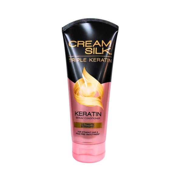 Cream Silk Triple Keratin Ultimate Straight Serum Conditioner (Pack of