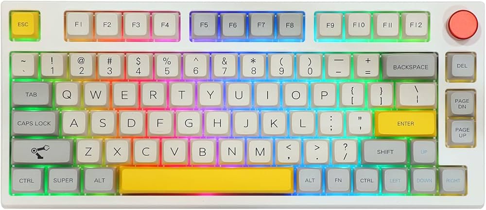 Amazon | EPOMAKER TH80 Pro ワイヤレスゲーミングキーボード3モード