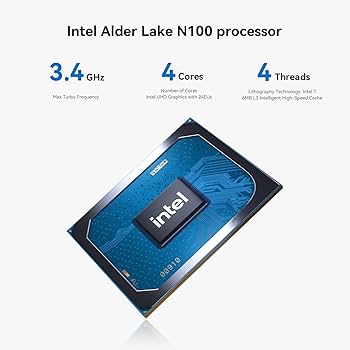 Trigkey Key N100 Mini PC, Intel Alder Lake N100 (4C/4T, Up to 3.4