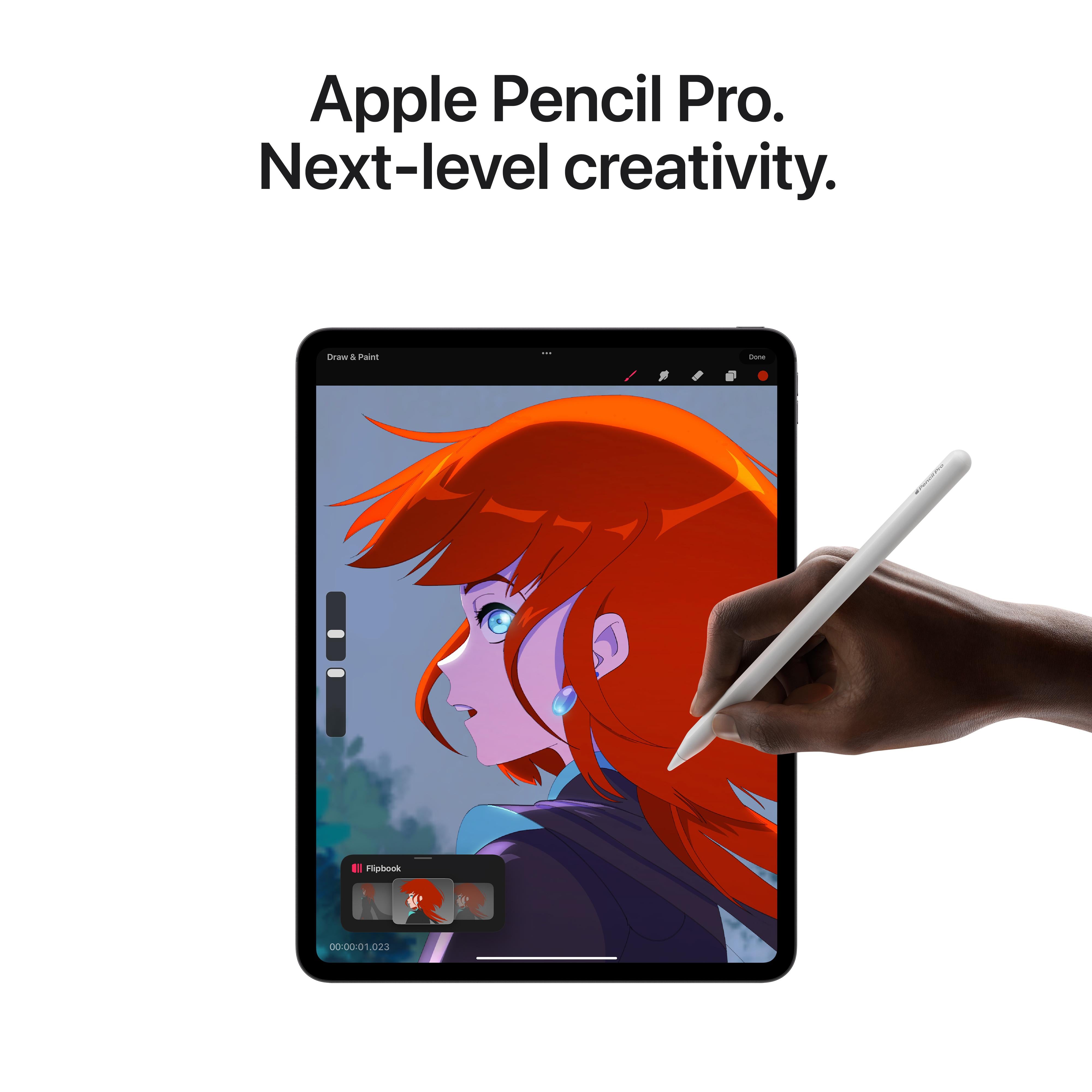 13-inch iPad Pro Wi-Fi + Cellular 1TB Standard Glass - Space Black