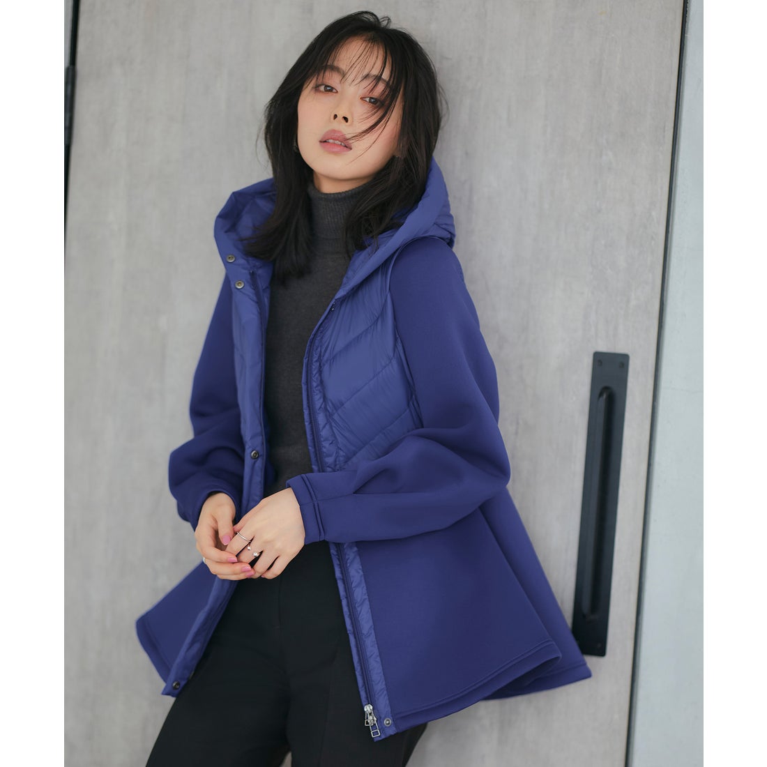 ルイルエブティック RUIRUE BOUTIQUE ダンボールニット ライトダウン
