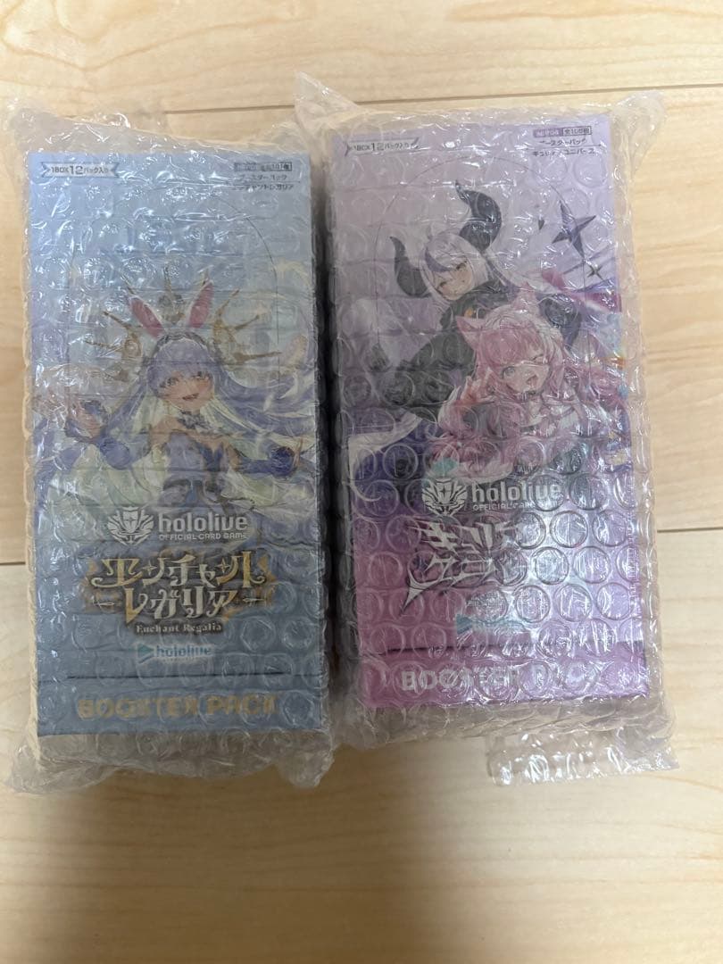 ホロライブ カード2BOX シュリンク付　未開封 ホロライブ オフィシャルカードゲーム ブースターパック第2弾