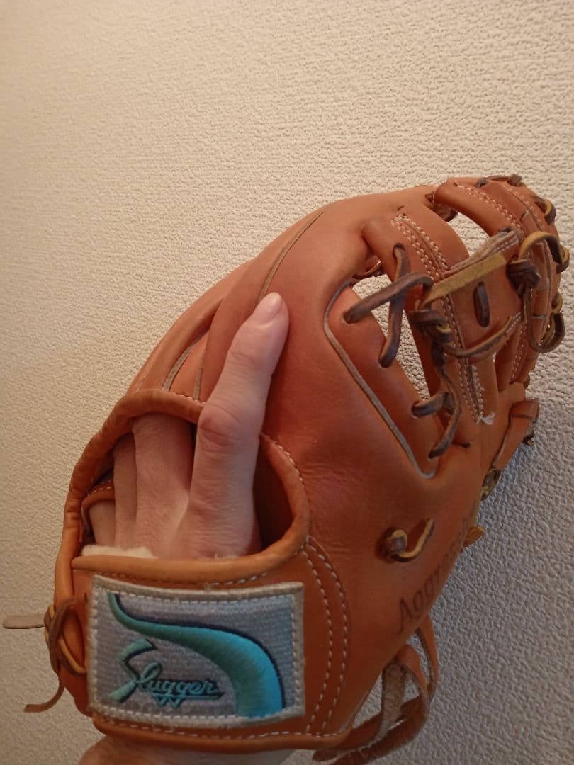 Slugger Aggressive 硬式グローブ オレンジ 大人用 久保田スラッガー 硬式 グローブ 外野手 野球 KSG-SPL 右投げ用 DP