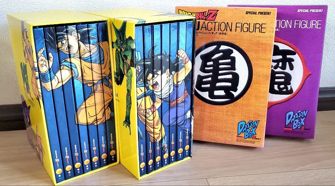 と*と様 ドラゴンボール Z DVD BOX VOL1 & 2 セット フィギュ ドラゴンボールZ DVD-BOX Vol.1 Vol.2ピッコロ フィギュア付 - メルカリ