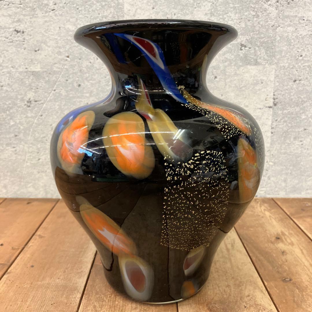 昭和レトロ カメイガラス KAMEI GALSS ガラス製 花瓶 花器 花立て