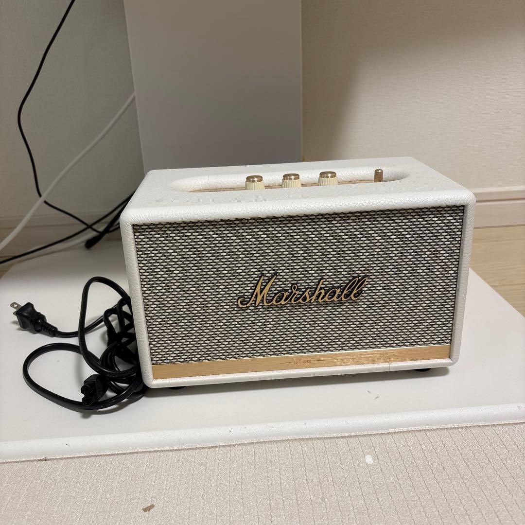 Marshall Action II Bluetoothスピーカー ホワイト Amazon.co.jp: Marshall ワイヤレススピーカー ACTON II ホワイト
