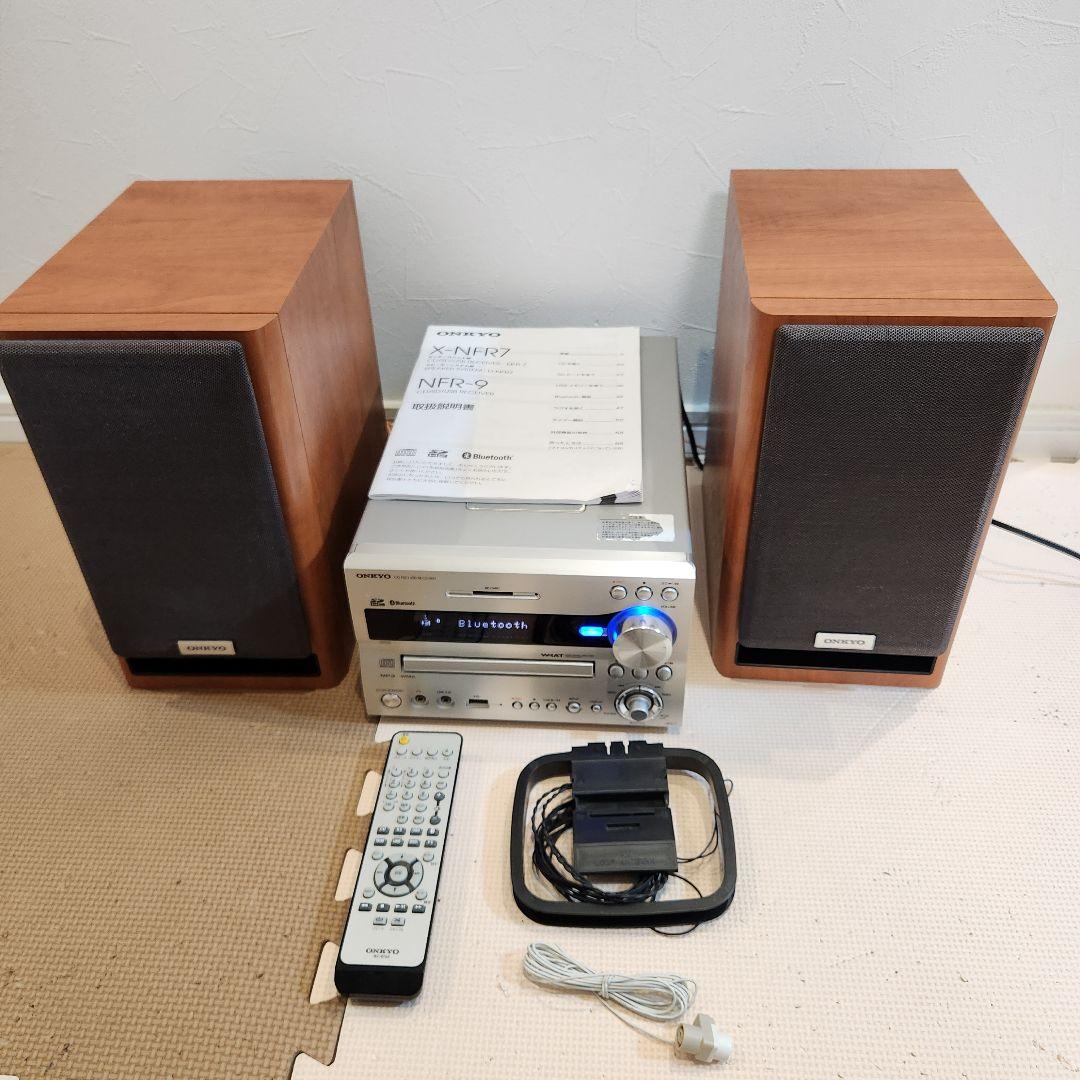 ONKYO オンキョー　 NFR-7 CD/SD/USB RECEIVER ONKYO オンキョー NFR-7 CD/SD/USB/BT対応コンポ 動作良好 - メルカリ