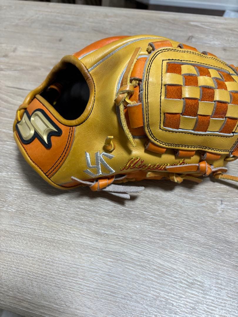 プロ野球支給品グローブ 野球 ゼット 限定 硬式グローブ グラブ 内野用 内野手用