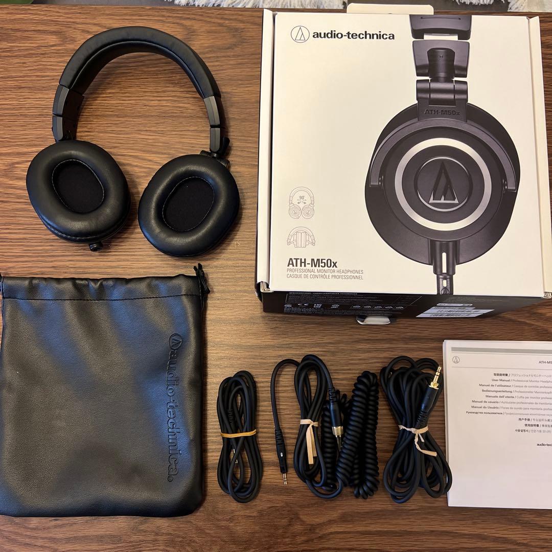 【美品】audio-technica ATH-M50x ヘッドフォン（有線） Amazon | オーディオテクニカ ATH-M50x プロフェッショナルモニター