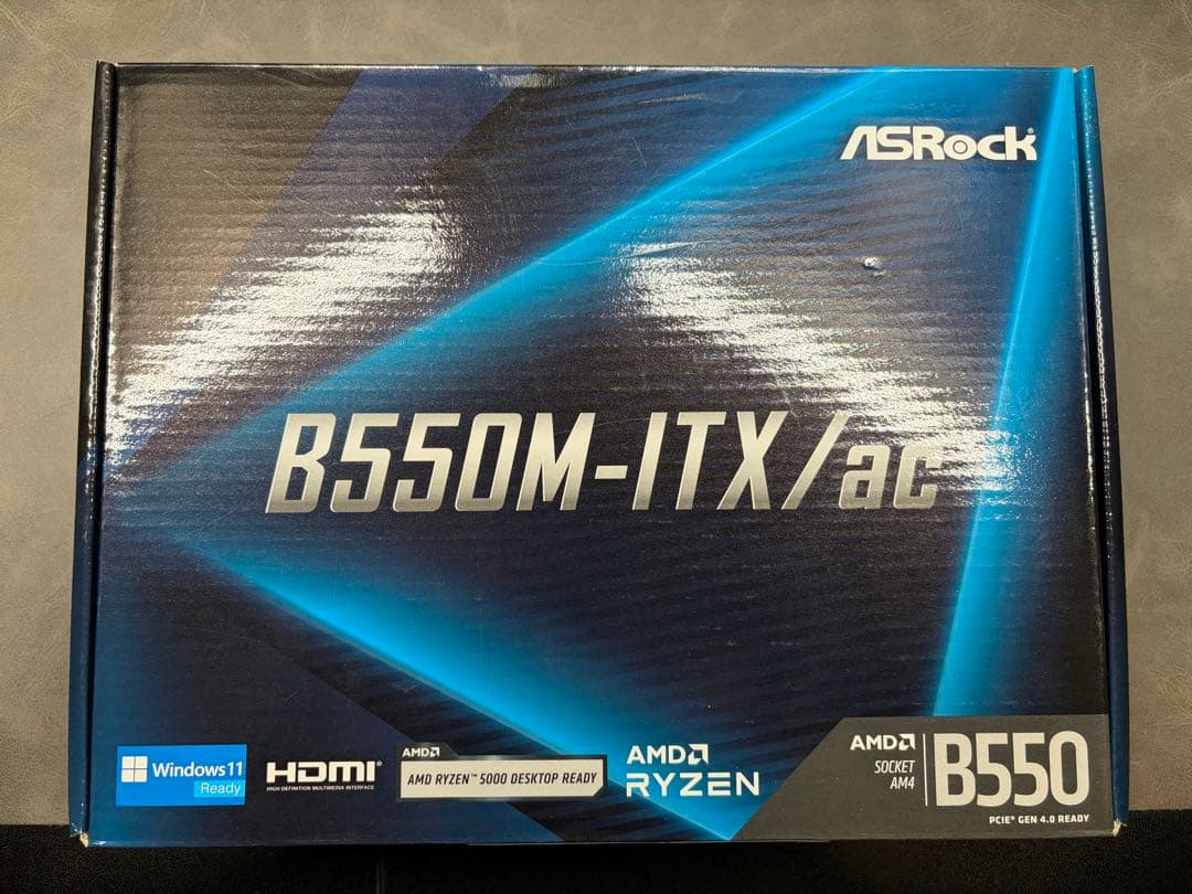 【値下げ】B550M-ITX/ac Amazon.com: ASRock B550M-ITX/AC Supports 3rd Gen AMD AM4 Ryzen